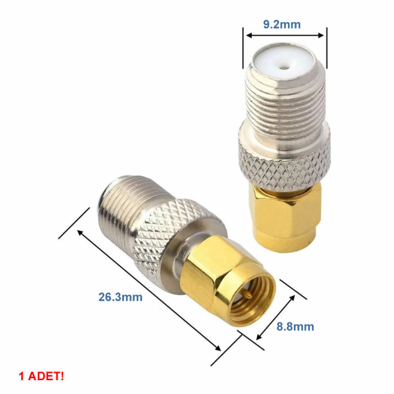 F Type Female to Sma Male Adapter Socket