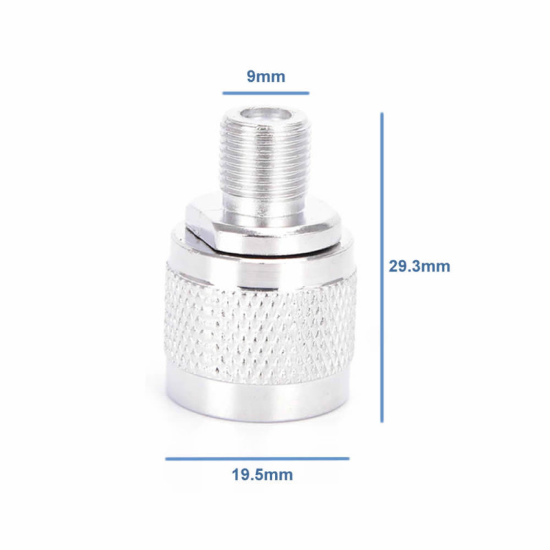 N Type Male to F Type Female Socket Adapter