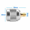N Type Male to Sma Female Socket Adapter
