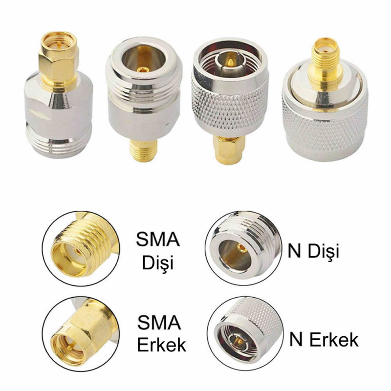 N Type Male to Sma Female Socket Adapter