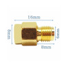 RP SMA Male to RP SMA Female Adapter Socket