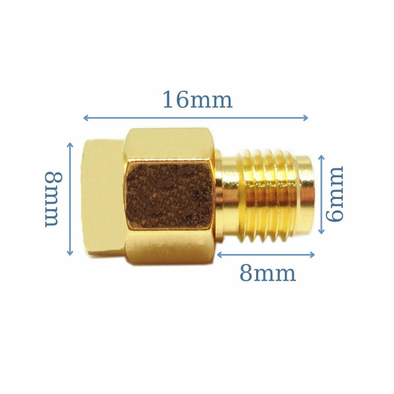 RP SMA Male to RP SMA Female Adapter Socket
