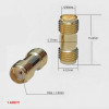 SMA Female to SMA Female Adapter Socket