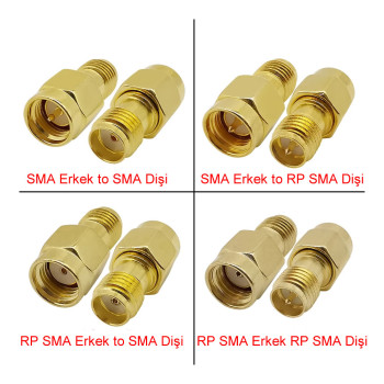 SMA Erkek to RP SMA Dişi Adaptör Soket