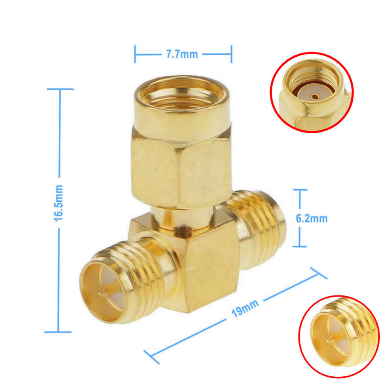 SMA T Connector