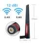 12dbi Dual Band Antenna Sma Male