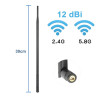 12dbi Antenna 39cm RP Sma Male (Female)