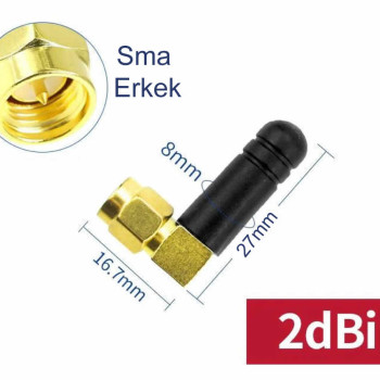 2dbi Mini Antenna 868MHz 90C