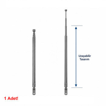 Telescopic Metal Antenna 37cm