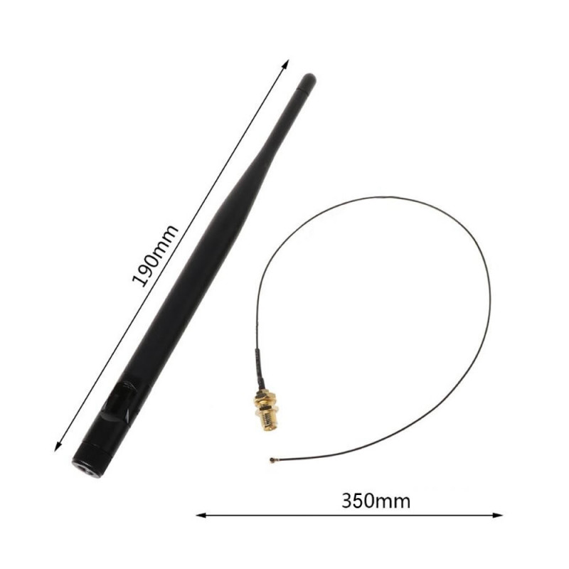 6dBi Antenna + 35cm Ipex Cable