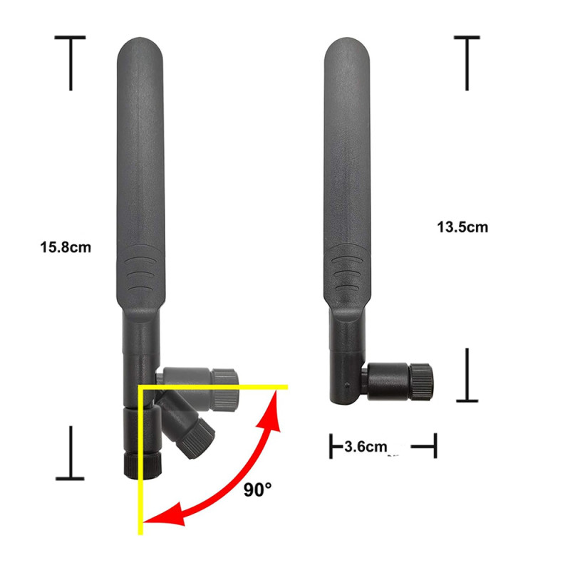 8dB Rp Sma Erkek ( Dişi ) Anten 160mm