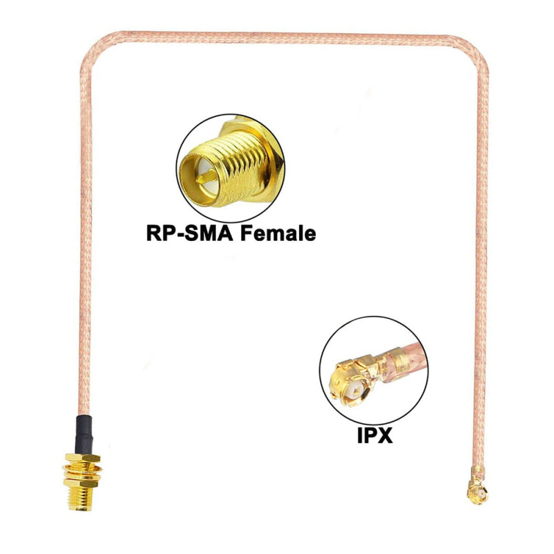 30cm RP Sma Female ( Male ) Ipex1 RF Cable