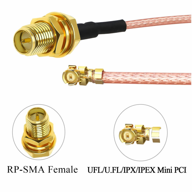 30cm RP Sma Female ( Male ) Ipex1 RF Cable