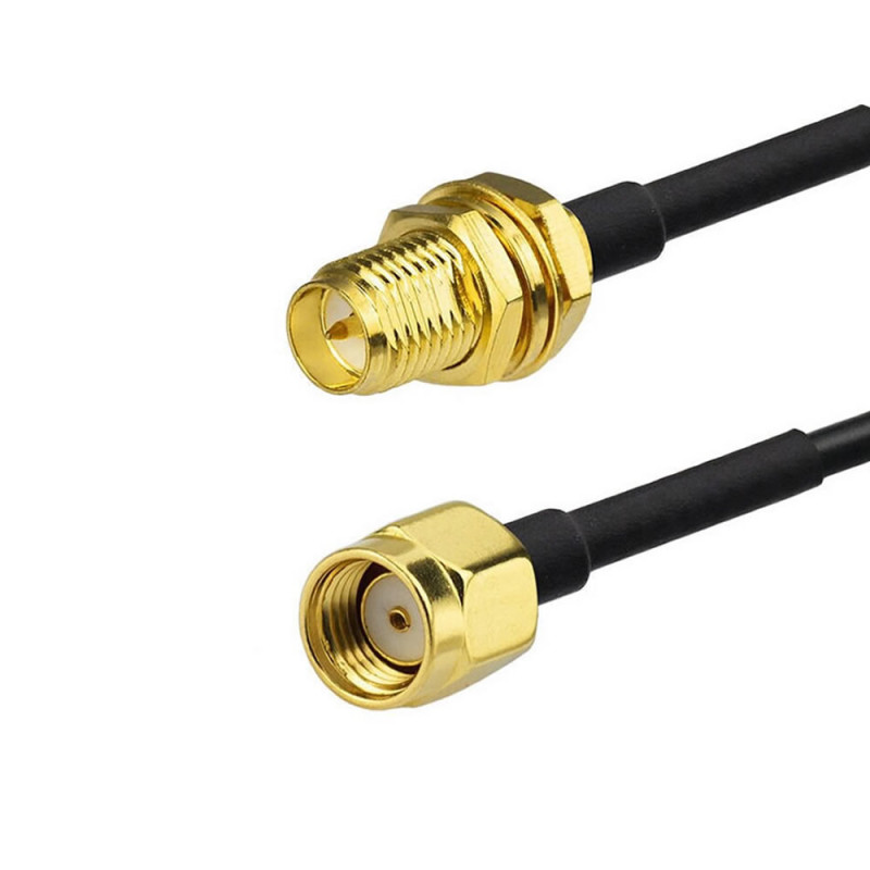 RG174 RP Sma Male RP Sma Female 3M Cable