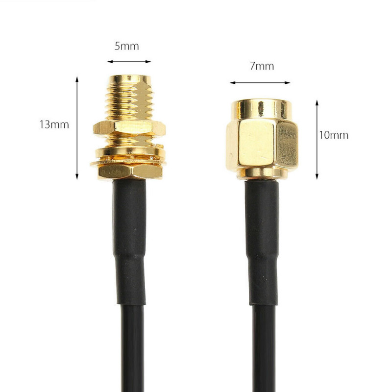 RG174 SMA Male Female 5M Cable