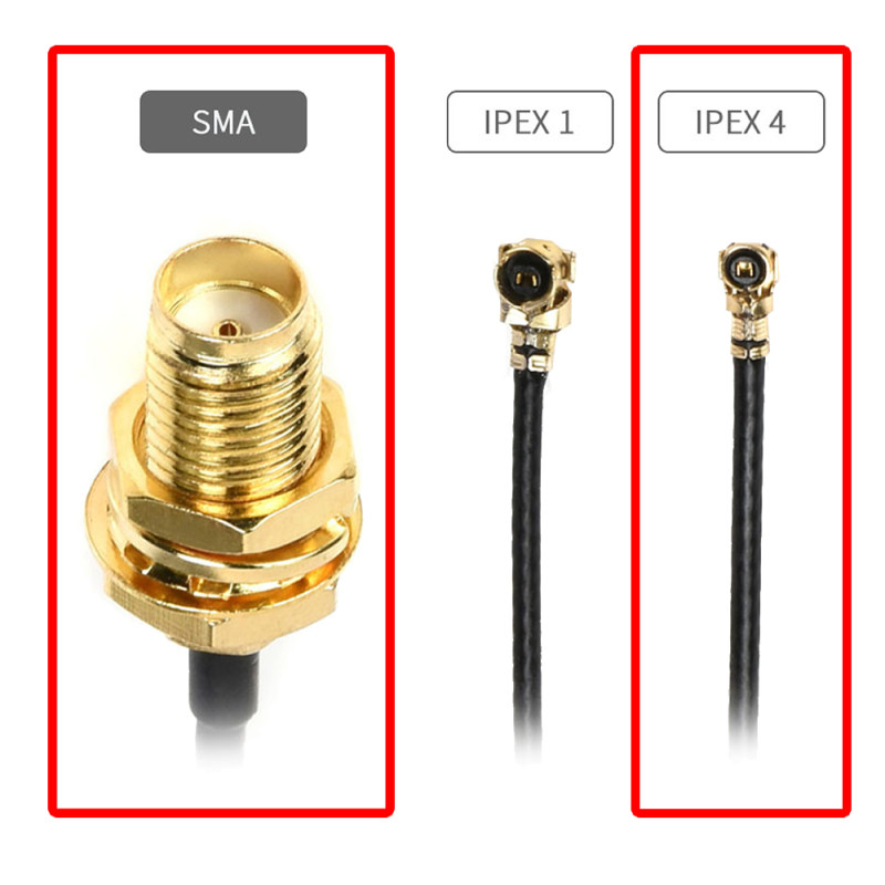 10cm Sma Female Ipex4 Rf Cable