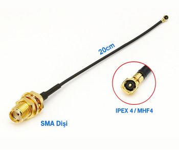 20cm Sma Female Ipex4 Rf Cable