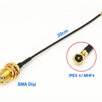 20cm Sma Female Ipex4 Rf Cable
