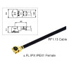 Ipex1 Male to Ipex1 Female 15cm Cable