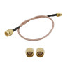 RG316 20cm Rp Sma Male ( Female ) Cable