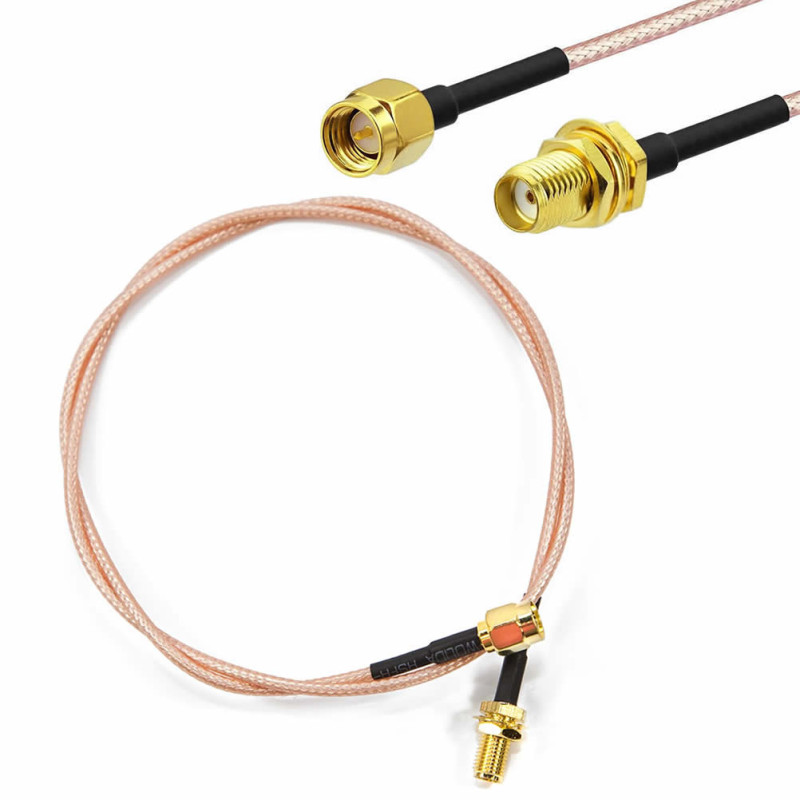 100cm RG316 SMA Male Female RF Cable