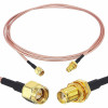 100cm RG316 SMA Male Female RF Cable