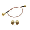 30CM RG316 SMA Male Male RF Cable
