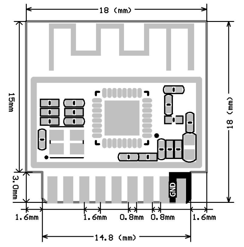 ESP-01M ESP8285 WIFI Module