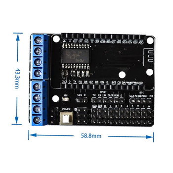 Nodemcu L293D Shield Motor Driver