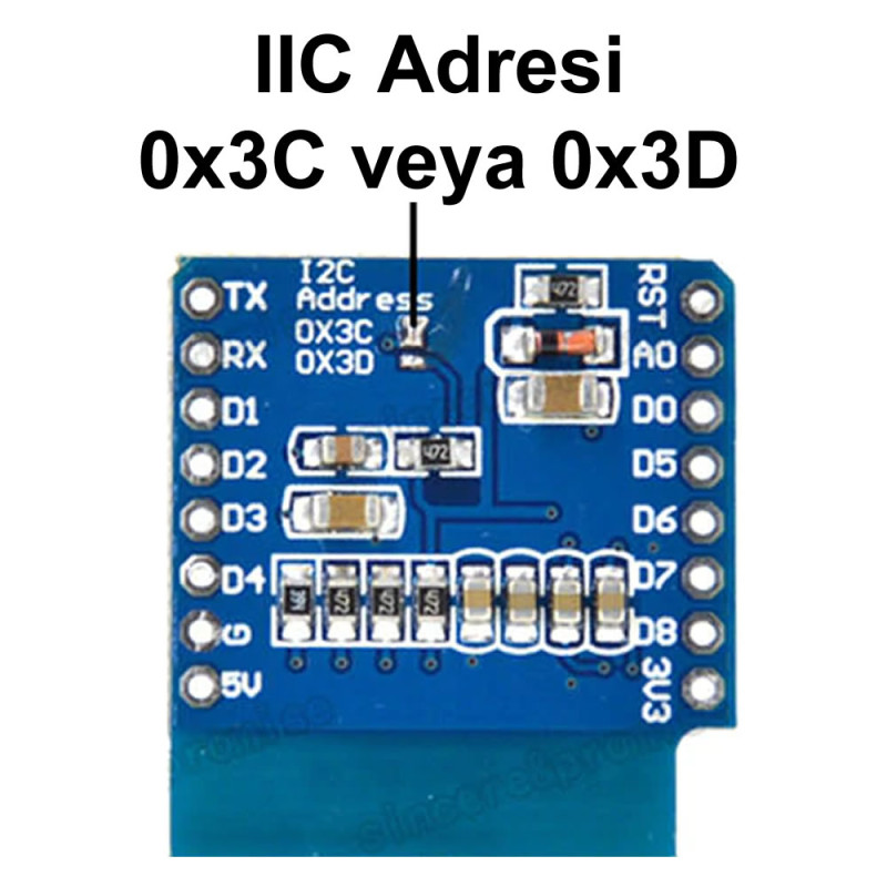 WEMOS D1 Mini Oled Shield Module
