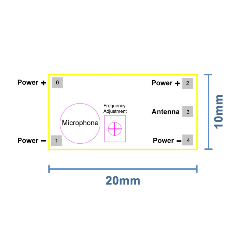 FM Transmitter Module with Microphone