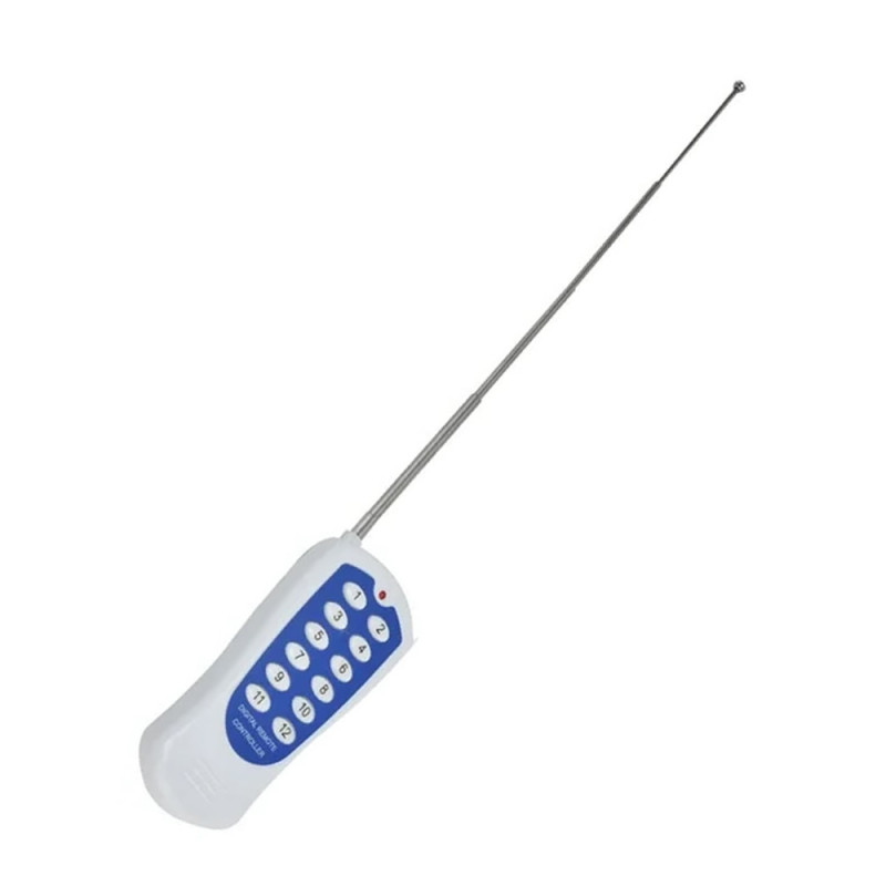 433Mhz Remote Control 12 Button Telescopic Antenna