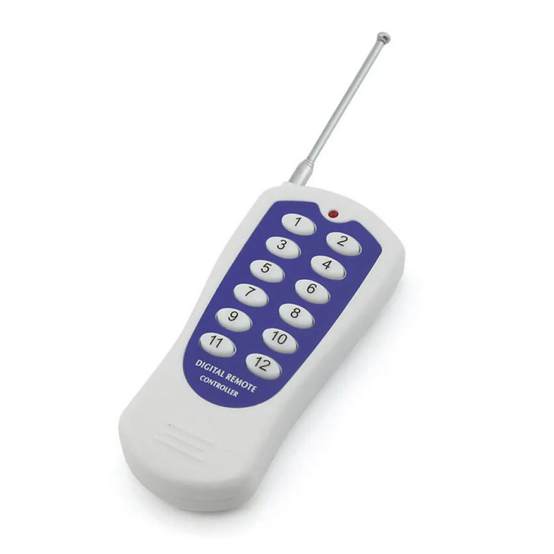 433Mhz Remote Control 12 Button Telescopic Antenna