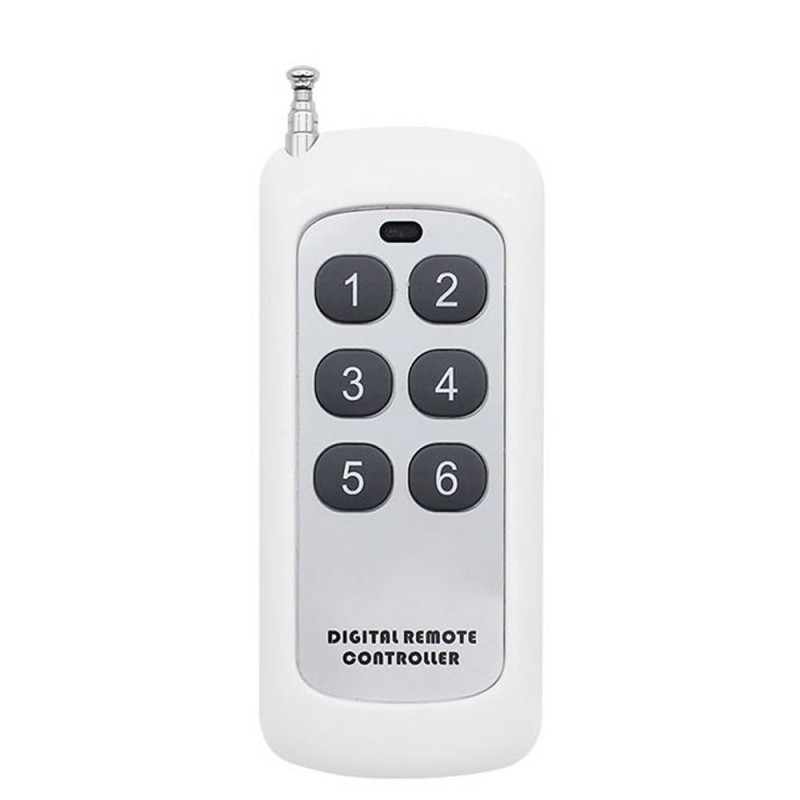 433Mhz Remote Control 6 Button Telescopic Antenna