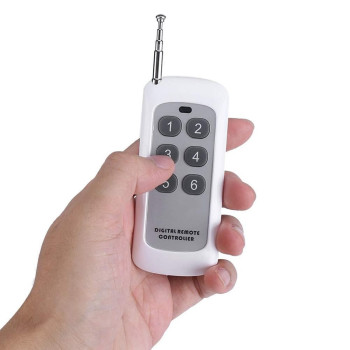 433Mhz Remote Control 6 Button Telescopic Antenna