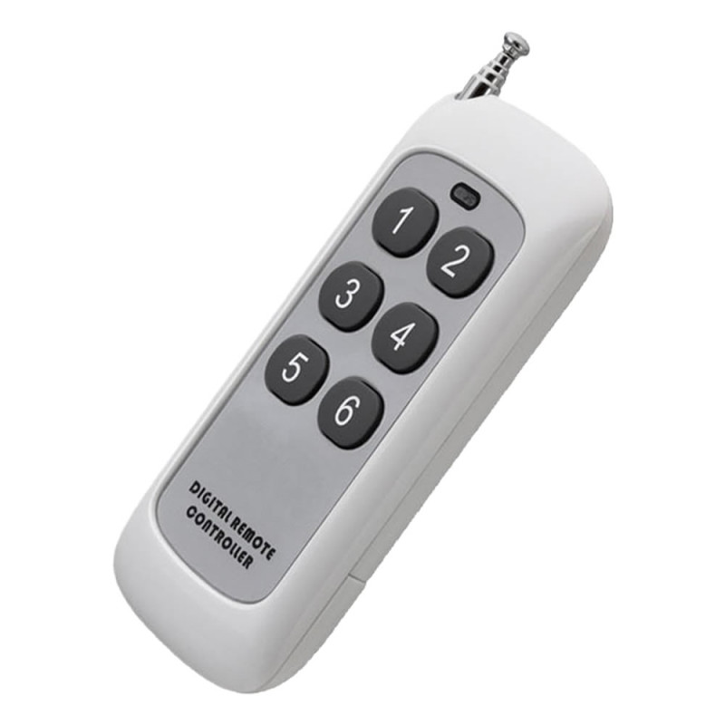 433Mhz Remote Control 6 Button Telescopic Antenna