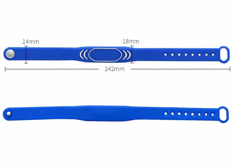 125Khz Rfid Bracelet Blue