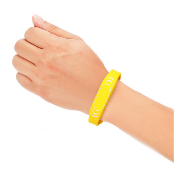 125Khz Rfid Wristband Yellow