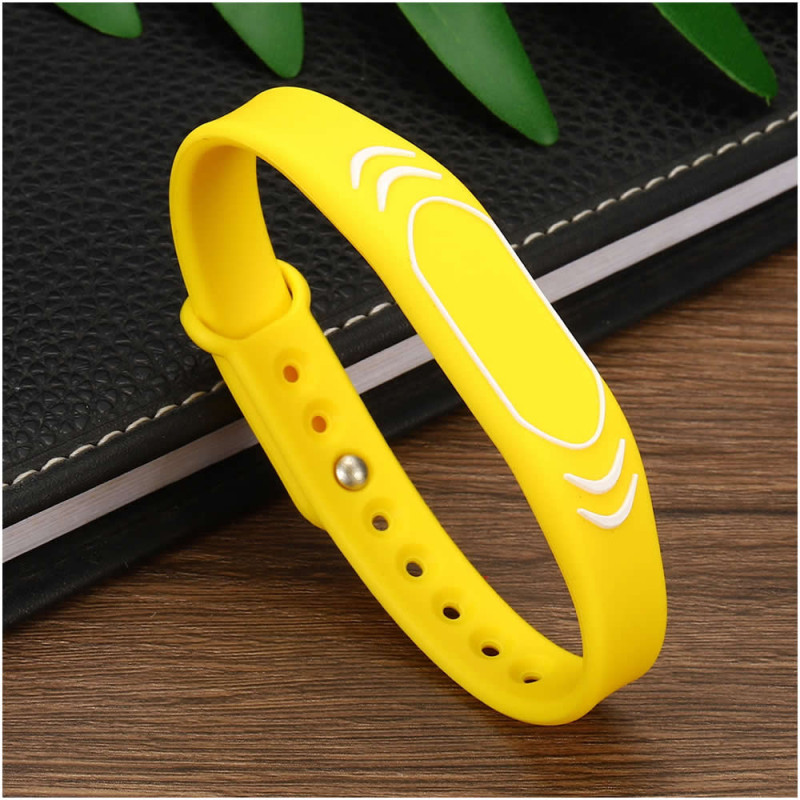 125Khz Rfid Wristband Yellow