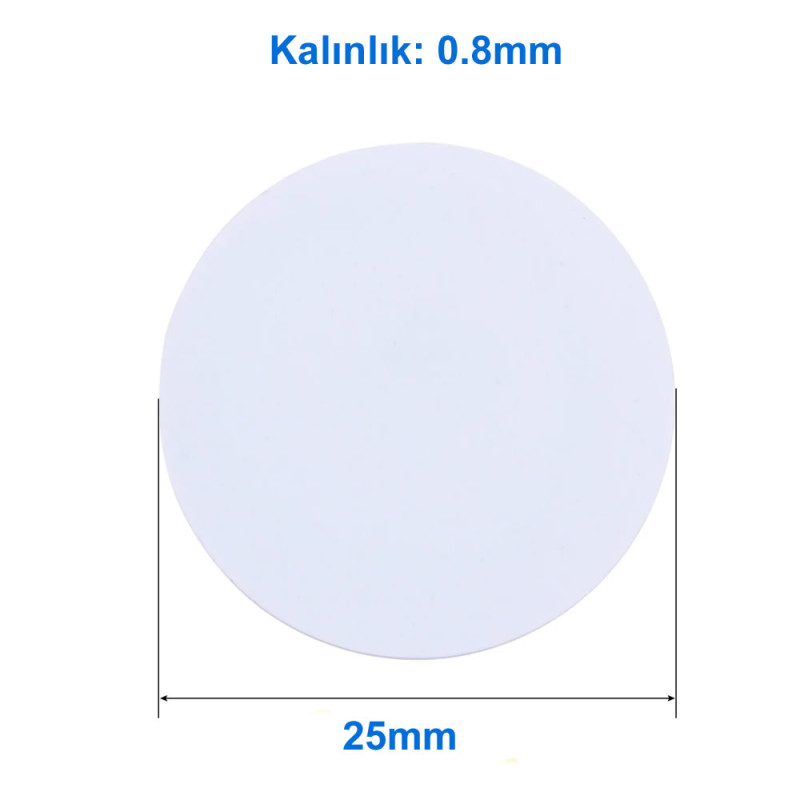 125khz 25mm Rfid Para Tip Etiket