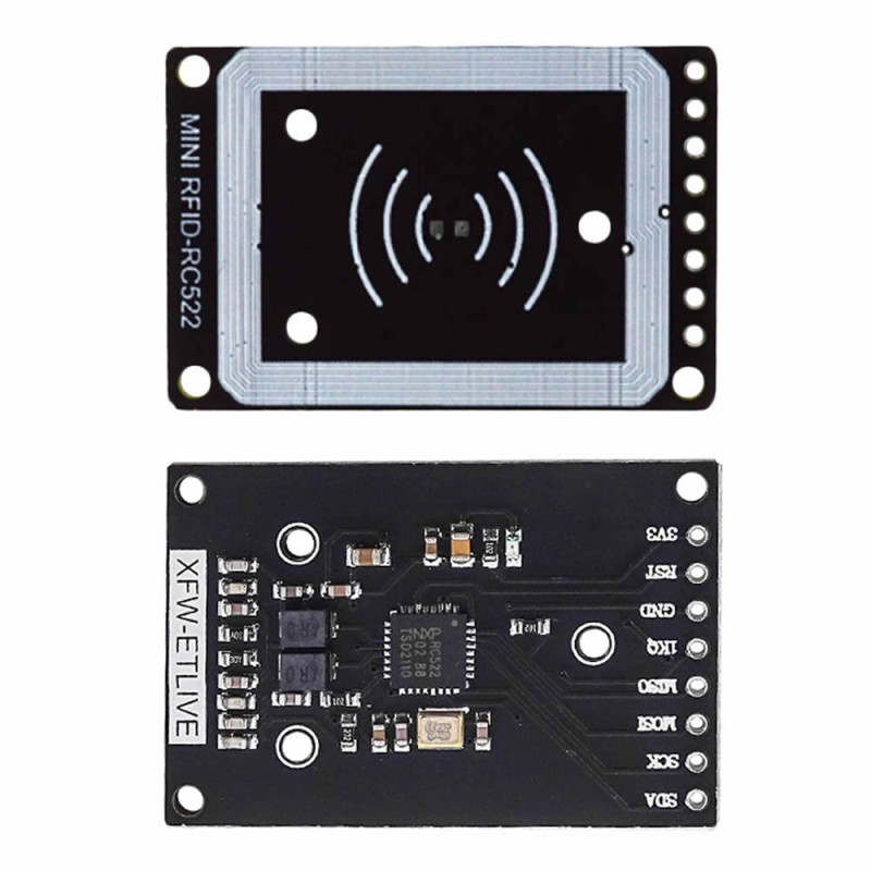 RC522 13.56Mhz RFID Reader + Card + Keychain
