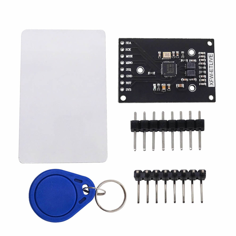 RC522 13.56Mhz RFID Reader + Card + Keychain