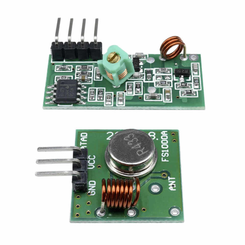 RF Receiver + Transmitter 433Mhz