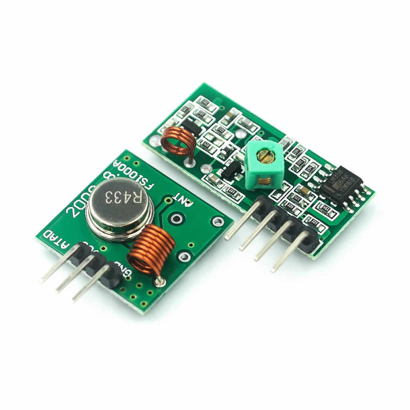 RF Receiver + Transmitter 433Mhz