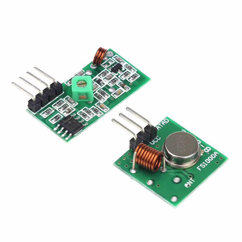 RF Receiver + Transmitter 433Mhz