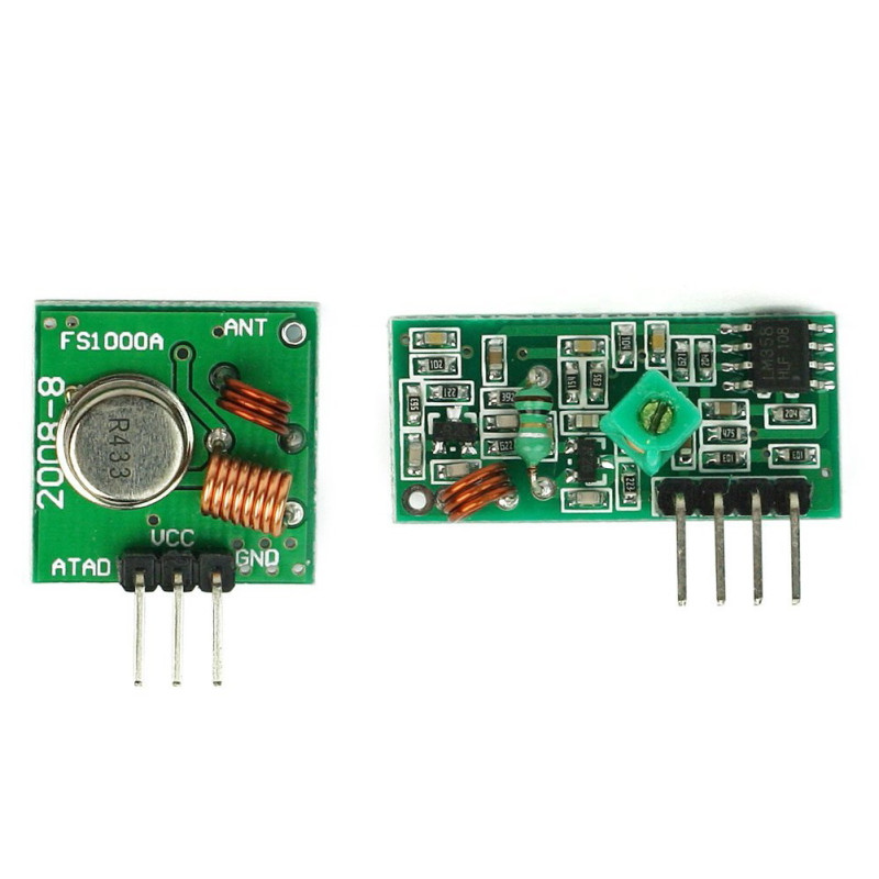 RF Receiver + Transmitter 433Mhz