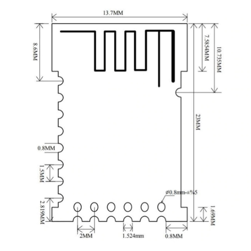 JDY-41 2.4GHz Wireless Serial Transceiver Module