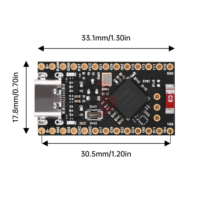 NRF52840 Promicro Module