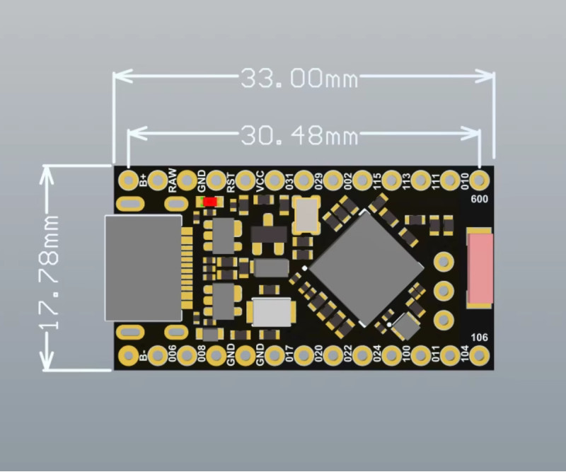 NRF52840 Promicro Module