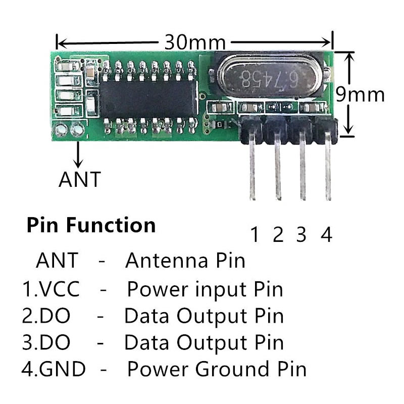 433Mhz RF Transceiver RX470C WL102